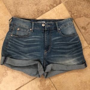 High Waisted Jean Shorts